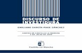 DISCURSO DE INVESTIDURA / CASTILLA-LA MANCHA 2