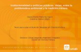 Institucionalidad y políticas públicas: Vetas, entre la ...