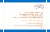 Manual para la Implementación de Clínica de Mama en I y II ...