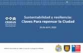 Sustentabilidad y resiliencia: Claves Para repensar la Ciudad