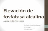 ELEVACIÓN DE FOSFATASA ALCALINA