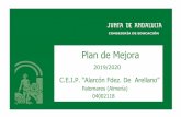 Plan de Mejora - Junta de Andalucía
