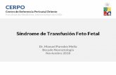 Síndrome de Transfusión Feto Fetal - CERPO