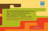 Autopercepciones de la población afroperuana