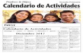 Calendario de Actividades Diciembre 2017