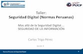 Taller: Seguridad Digital (Normas Peruanas)