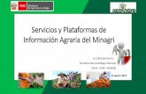 Servicios y Plataformas de Información Agraria del Minagri