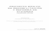 PROYECTO BÁSICO DE REHABILITACIÓN Y REFORMA DE VIVIENDA