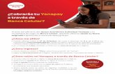 ¿Cobrarás tu Yanapay a través de Banca Celular?