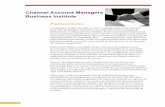 Channel Account Managers Business Institute