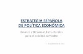 ESTRATEGIA ESPAÑOLA DE POLÍTICA ECONÓMICA