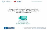 Manual Configuración de Concepto de Factura electronica