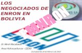 LOS NEGOCIADOS DE ENRON EN BOLIVIA - CEDIB