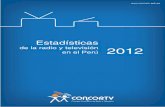 Estadísticas en el Perú 2012 - Concortv