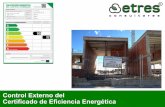 Control Externo del Certificado de Eficiencia Energética