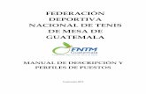 FEDERACIÓN DEPORTIVA NACIONAL DE TENIS DE MESA DE …