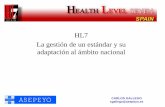 HL7 La gestión de un estándar y su adaptación al ámbito ...