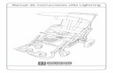 Manual de instrucciones silla Lightning - E-Insumos