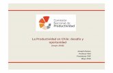 La Productividad en Chile: desafío y oportunidad