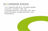La agricultura sostenible como nicho de la integración ...