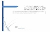 CONCRECIÓN CURRICULAR DE BACHILLERATO