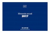 Memoria anual 2017 - Fundacio Grifols