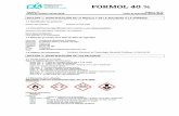 FORMOL 40 % - productosquimicosvalencia.com