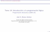 Tema 14: Introducción a la programación lógica ...