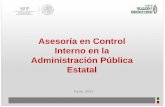Asesoría en Control Interno en la Administración Pública ...