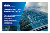 CUMBRE DE LAS AMERICAS 2012 - NIC NIIF