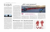 Bilbao 2019ko abuztua El arte de ¿El veraneo?