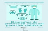 Elementos de protección personal para uso sanitario
