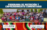 PROGRAMA DE NUTRICIÓN Y EMPRENDIMIENTO COMUNITARIO