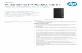 PC microtorre HP ProDesk 400 G7