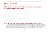 Molinié-Martirio, Eucaristía y contemplación