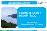 Programa Agua, Clima y Desarrollo - PACyD - kas.de