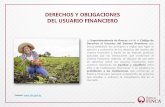 DERECHOS Y OBLIGACIONES DEL USUARIO FINANCIERO