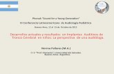III Conferencia Latinoamericana de Audiología Pediátrica