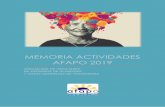 MEMORIA ACTIVIDADES AFAPO 2019