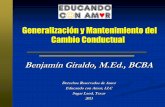 Benjamín Giraldo, M.Ed., BCBA