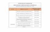 SECRETARIA DE PLANEACION DIRECCION DE PLANIFICACION …