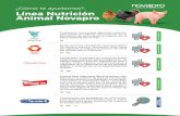 NUTRICIÓN DE Línea Nutrición Animal Novapro