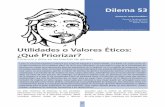 Utilidades o Valores Éticos