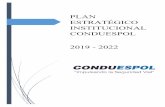PLAN ESTRATÉGICO INSTITUCIONAL CONDUESPOL 2019 - 2022