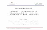 Procedimiento Plan de Contingencia de Sistemas del ...