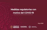 Medidas regulatorias con motivo del COVID-19