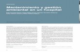 Mantenimiento y gestión ambiental en un hospital