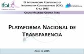 LATAFORMA NACIONAL DE TRANSPARENCIA