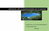 MANUAL DE CLASIFICACION DE PUESTOS - Portal Único de ...