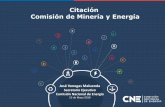Citación Comisión de Minería y Energía